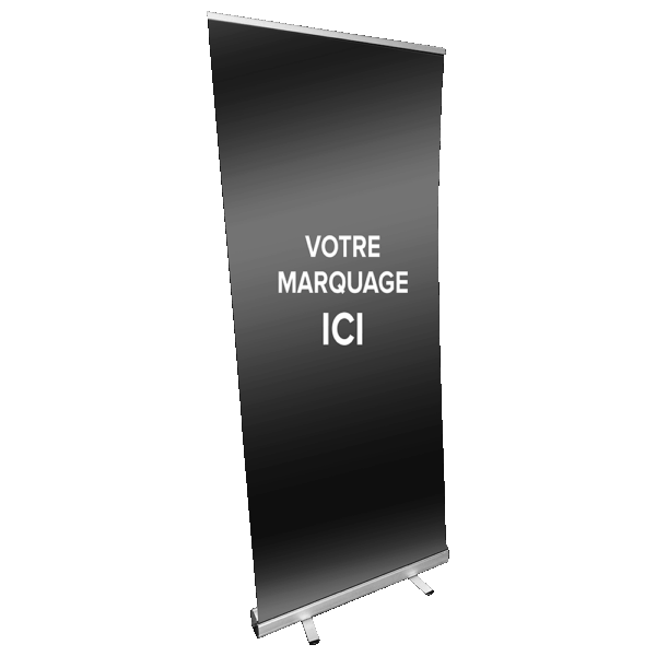 BANNER PERSONNALISE kakemono autoportant sur enrouleur